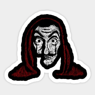 Money Heist Hand Draw Sticker